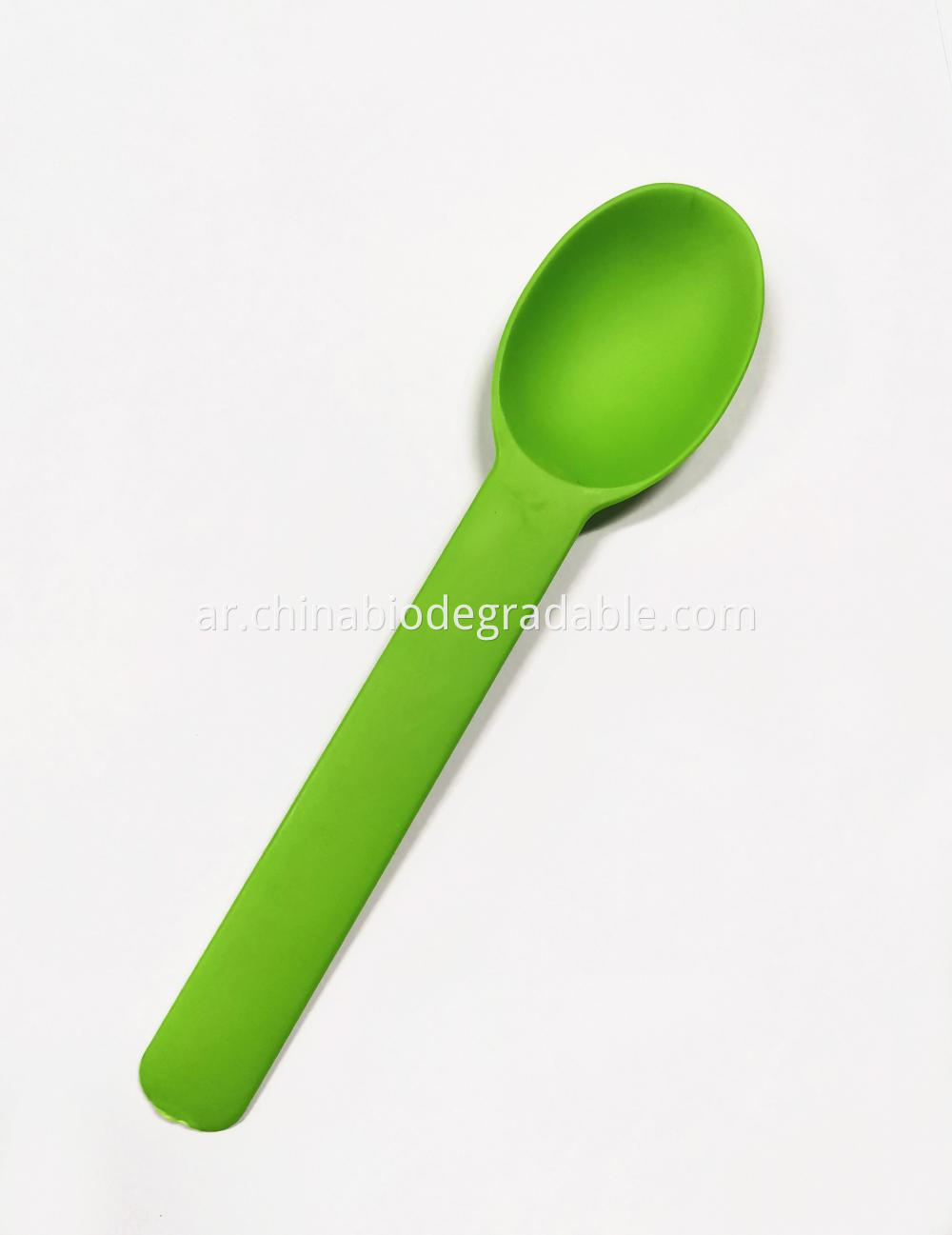 Eco-Friendly Disposable Compostable PLA Plastic Spoon